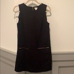 J. Crew black shift dress